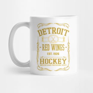 Vintage Red Wings Hockey Mug